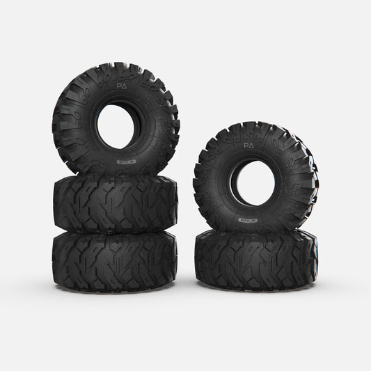 Butyl Mōns Ascent 150 mm Tires with Foam Insert, Set of 5